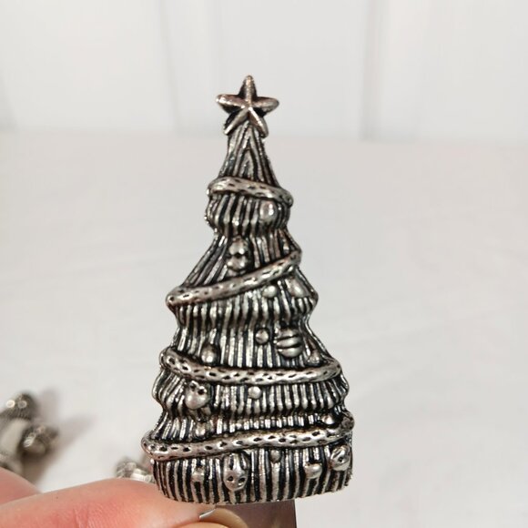 NWOT Stainless Steel Holiday Christmas Spreaders Flatware Cutlery Set of 3 - Picture 11 of 15